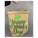 15" St. Patricks Day Tapestry On Burlap