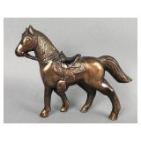 Vintage 4.5" Cast Metal Horse