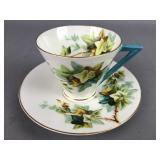 Antique Royal Crown Derby Teacup & Saucer