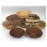 Small Woven Baskets Lot