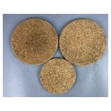 3 Cork Trivets
