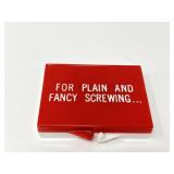 For Plain And Fancy Screwing Novelty Screw Kit