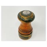 Vintage Copper & Wood Salt Shaker