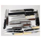 Mixed Used Kitchen Knives