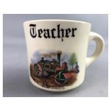 Vintage Aveling Steamroller Teacher Mug