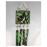 Art Glass Butterfly Wind Chime