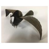 Ancient Graffiti Hanging Metal Bird