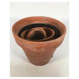 terra-cotta planters