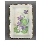 Vintage 3" x 2" Porcelain Dish M. Ketchum
