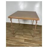 Vtg Samsonite Folding Card Table