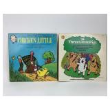 Chicken Little Three Little Pigs Vinyl LPS