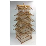 Antique matchstick birdcage