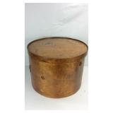 Antique wooden cheese box