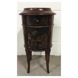 Ethan Allen  oriental side cigar cabinet table;