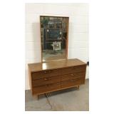 Mid-Century Modern Dresser & Mirror