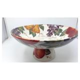 Ceramics Artistica hand painted fruit bowl