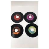 Lot of 4 Rock/ Soul 45 vinyl records
