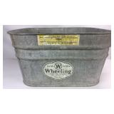 Wheeling No. 63 Galvanized tub