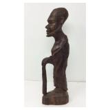 Wooden African carved figurine