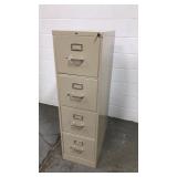 4-Drawer File Cabinet w/ Key