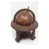 Italian-made small old world globe