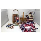 Patriotic 4th Of July Decor Lot