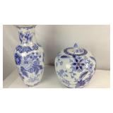 Two large China pots