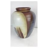 Large 10.5" Earth tone pottery vase
