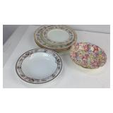 Assorted set of floral China