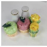 Assorted set of salt and pepper shakers