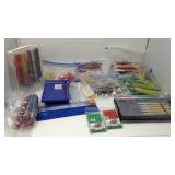 Large assorted set of art instruments