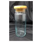 Large Lidded Glass Container 10"