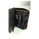 Vintage Leather key holder pouch