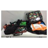 Large lot of reusable tote bags