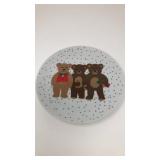 Dept 56 "Tender Bears" 7.25" Plate