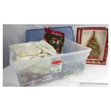 Assorted set of Christmas themed fabrics