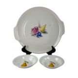 Knowles Utility Ware Fruit Platter and Bowls