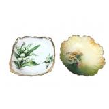 RS Prussia and Cherry China Porcelain Nut Dishes