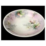 Austrian Hand-Painted Porcelain Grape Motif Bowl