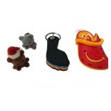 McDonald's Crocs Keychain and Assorted Pins