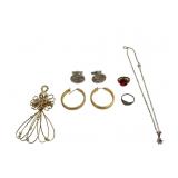 Assorted Costume Jewelry and Accessories Lot