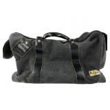 Dr. Martens Black Denim Duffle Bag