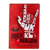 Rock KL With Reason Zouk Mainroom Metal Sign