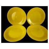 Fiesta Sunflower Yellow 10 1/2' Dinner Plates, Se