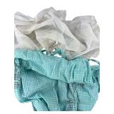 Vintage Gingham and Lace Apron Set