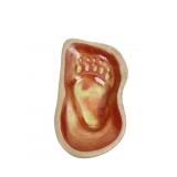 Pigeon Forge Pottery Ceramic Bear Paw Dish