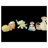 Collection of Four Vintage Ceramic Planters