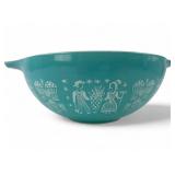 Pyrex Butterprint Turquoise 4 Qt. Mixing Bowl
