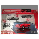Chevrolet Camaro 25th Anniversary Poster and Decal