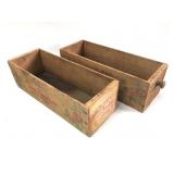 Swift's Brookfield American Cheese Wooden Boxes